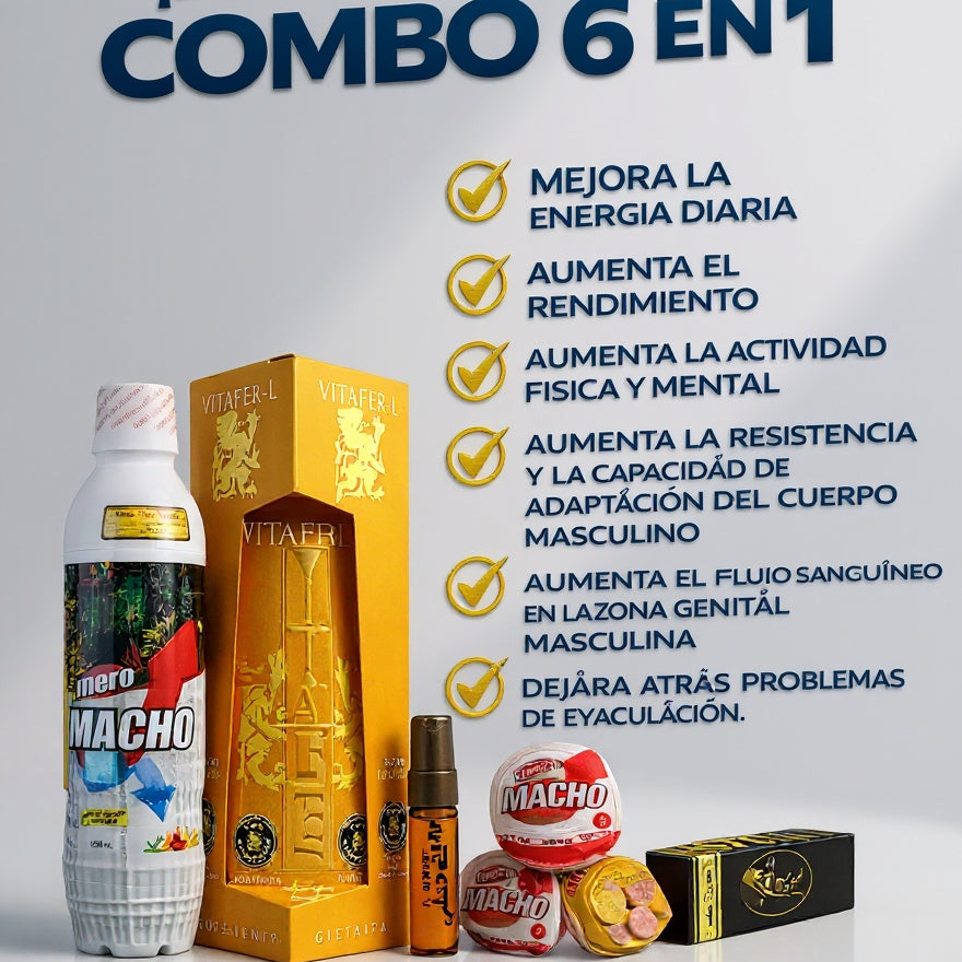 COMBO MACHO ULTRA MAXXX 6 EN 1