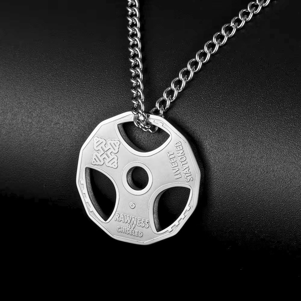COLLAR FITNESS ACERO INOXIDABLE