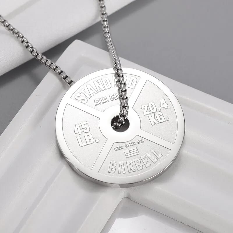 COLLAR FITNESS ACERO INOXIDABLE