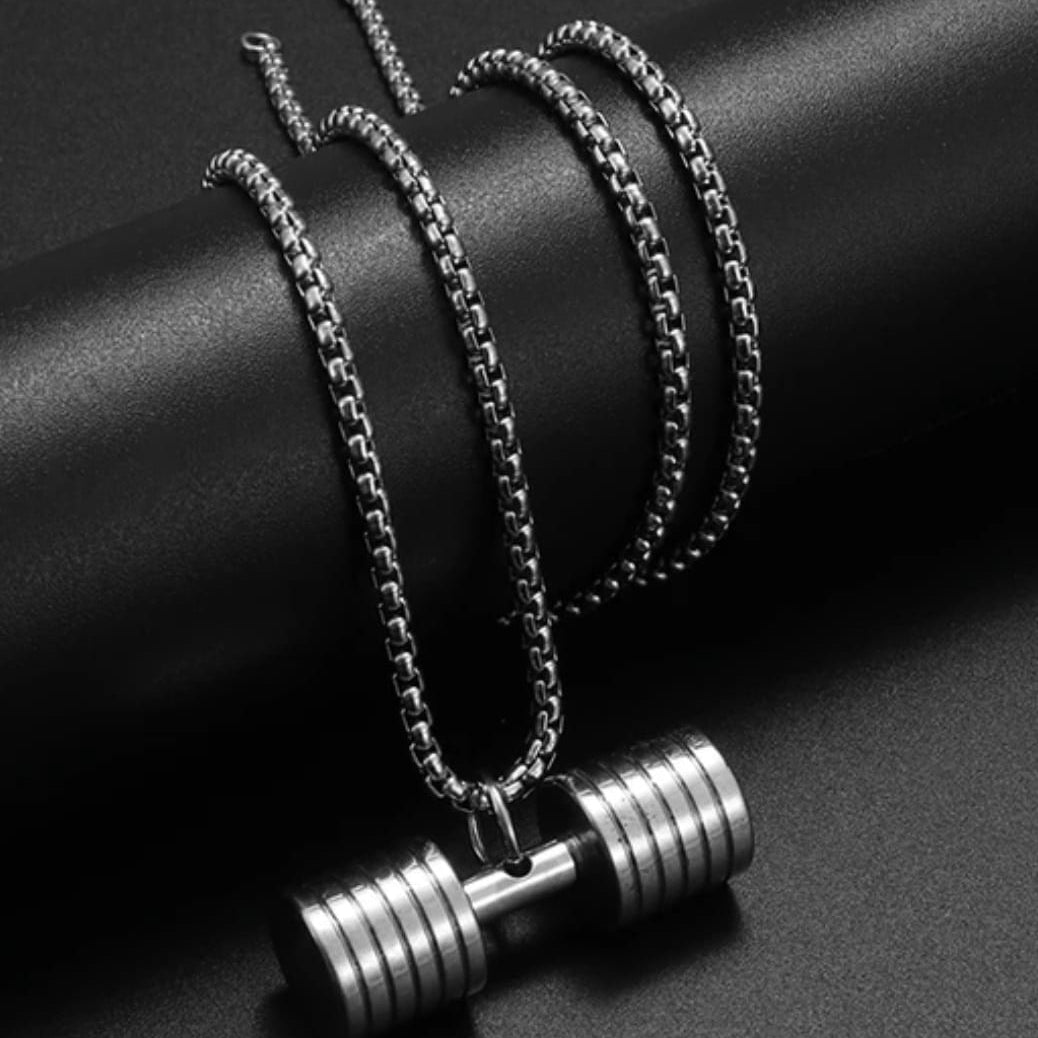 COLLAR FITNESS ACERO INOXIDABLE