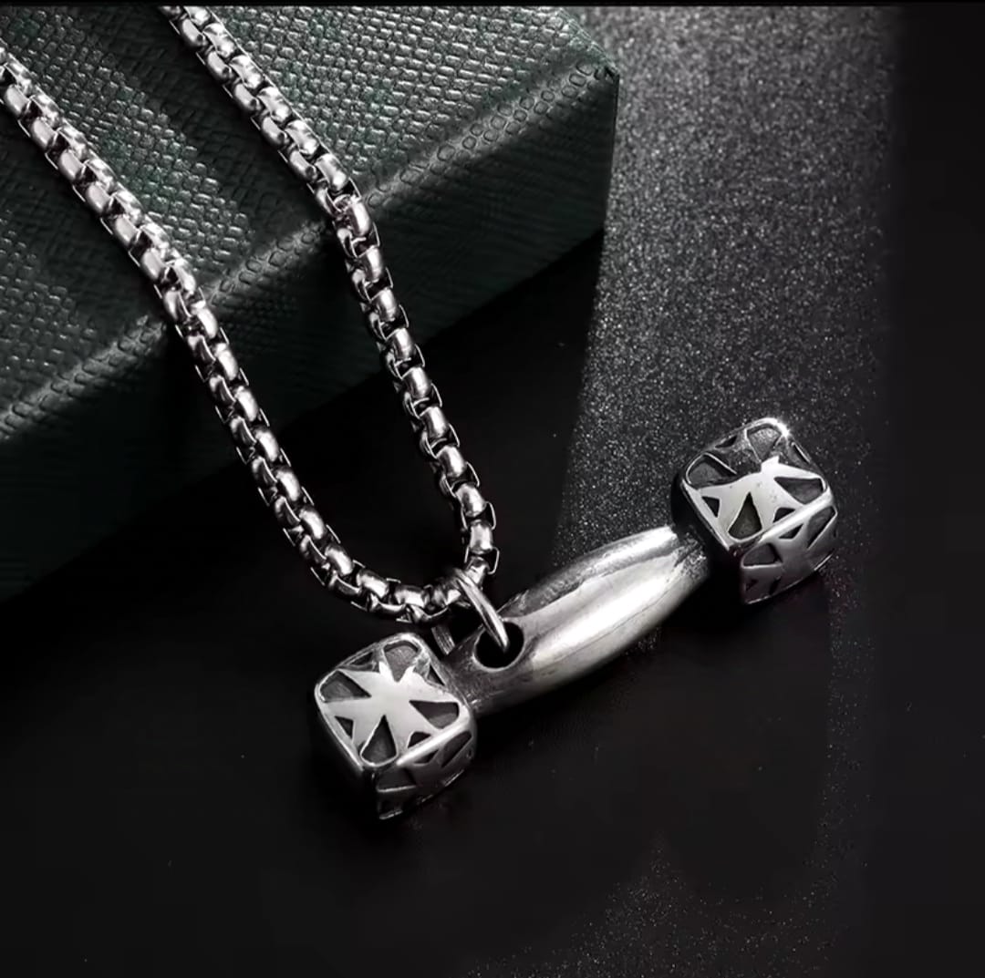 COLLAR FITNESS ACERO INOXIDABLE