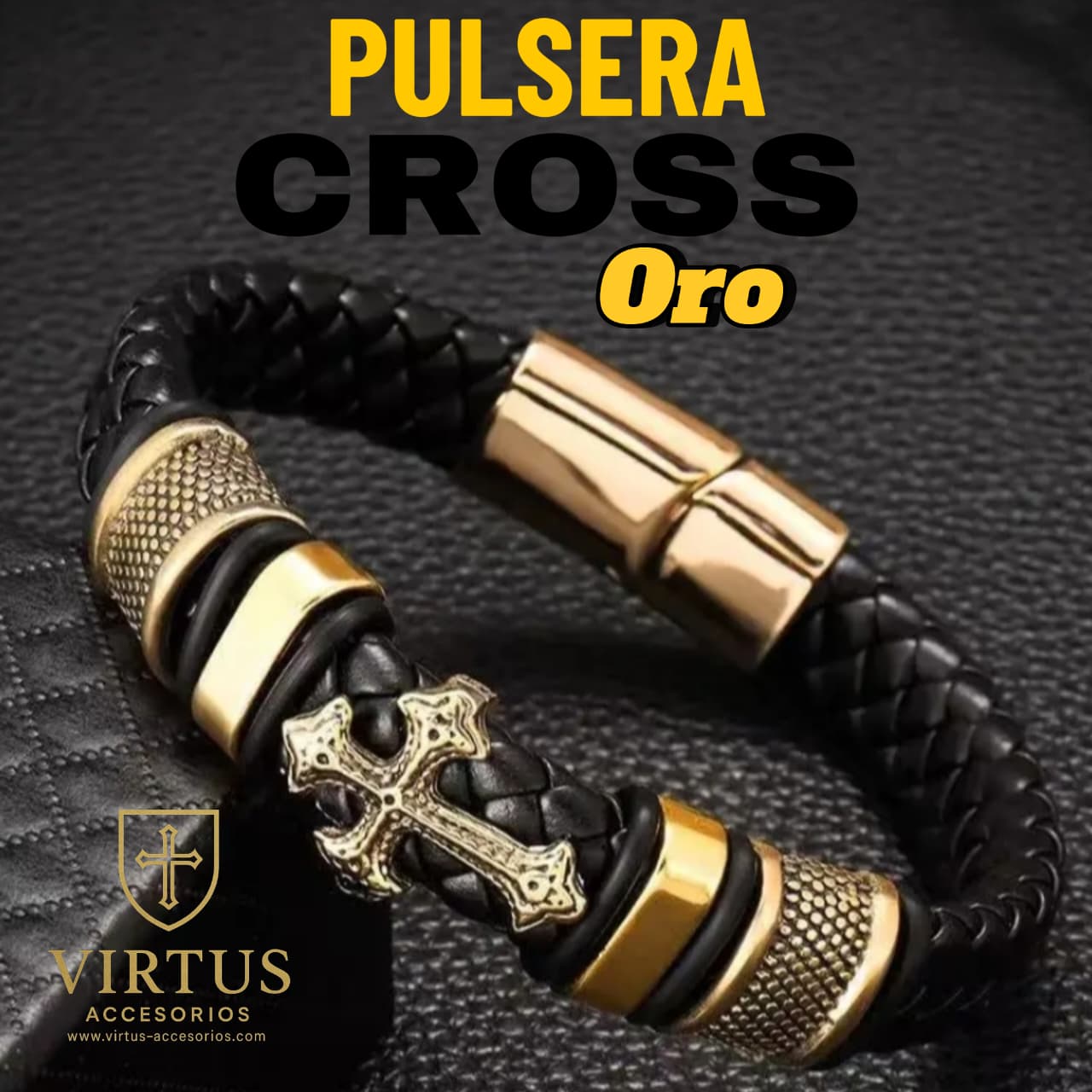PULSERAS EN CUERO Y ACERO INOXIDABLE