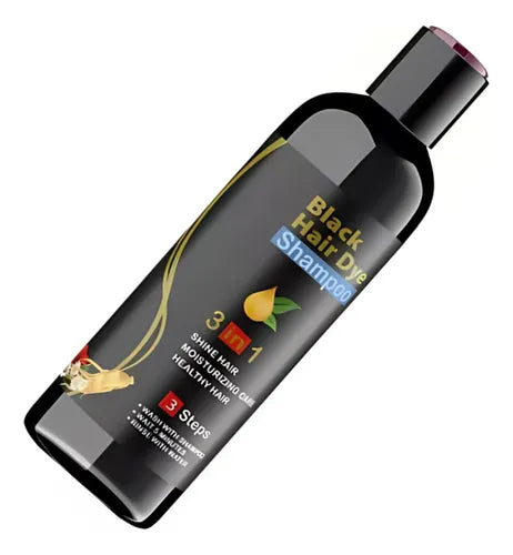 SHAMPOO CUBRE CANAS BLACK HAIR DYE 250ML
