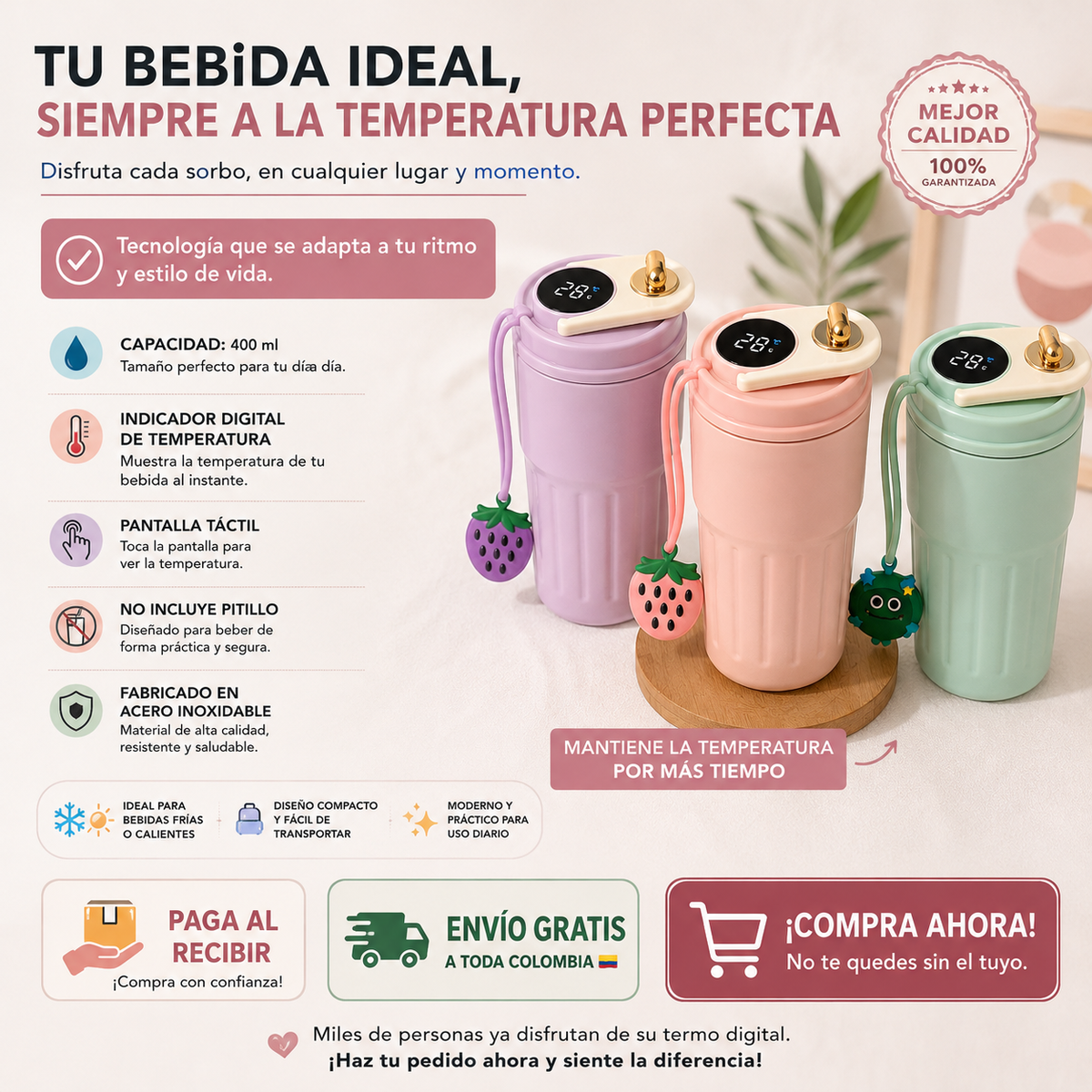 TERMO DIGITAL 400 ML