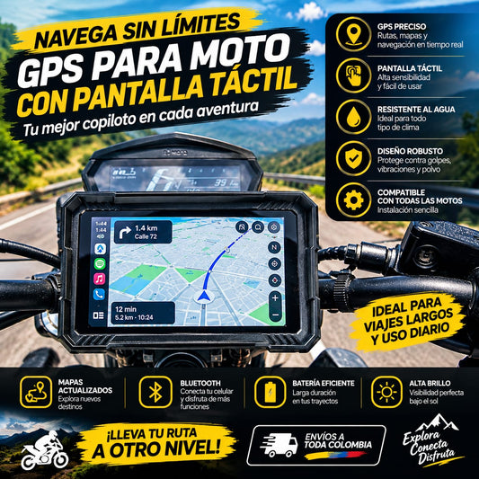 CARPLAY DE 5 PULGADAS PARA MOTO